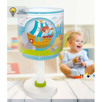 Dalber 60651N - LED gyereklámpa PIRATE ISLAND 1xG4/4W/230V, vidám, színes kivitel