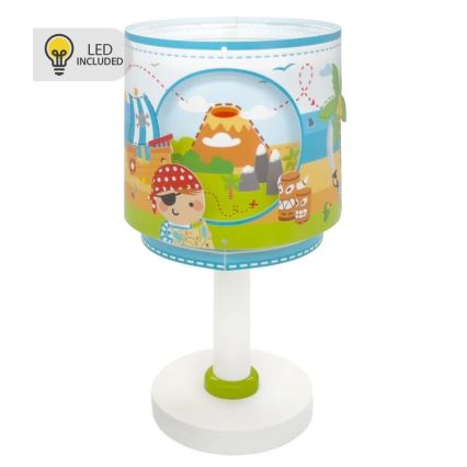 Dalber 60651N - LED gyereklámpa PIRATE ISLAND 1xG4/4W/230V, vidám, színes kivitel