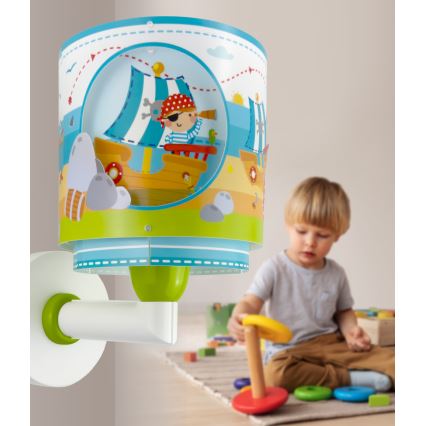 Dalber 60659 - Gyermek fali lámpa PIRATE ISLAND 1xE27/15W/230V
