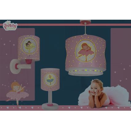 Dalber 60911 - LED gyereklámpa PRINCESS DANCE 1xG4/4W/230V rózsaszín