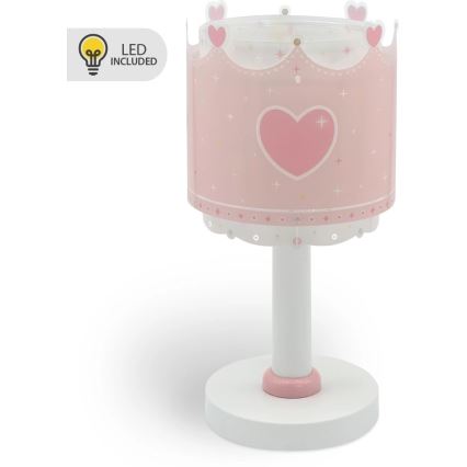 Dalber 61101N - LED gyereklámpa LITTLE QUEEN 1xG4/4W/230V rózsaszín