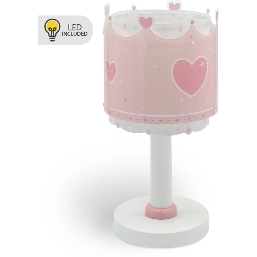 Dalber 61101N - LED gyereklámpa LITTLE QUEEN 1xG4/4W/230V rózsaszín