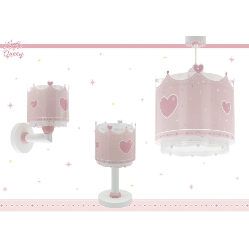 Dalber 61109 - Gyermek fali lámpa LITTLE QUEEN 1xE27/60W/230V