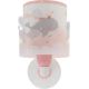 Dalber 61179S - Gyerek fali lámpa WHALE DREAMS 1xE27/15W/230V rózsaszín