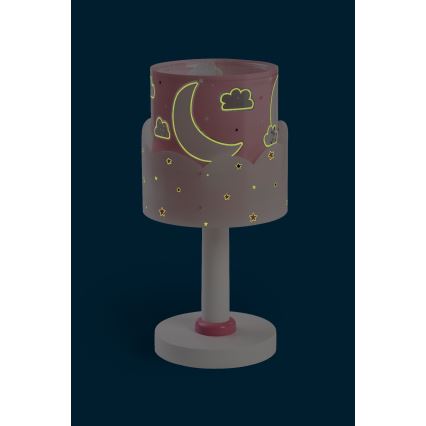 Dalber 61231S - Gyereklámpa MOON 1xE14/40W/230V