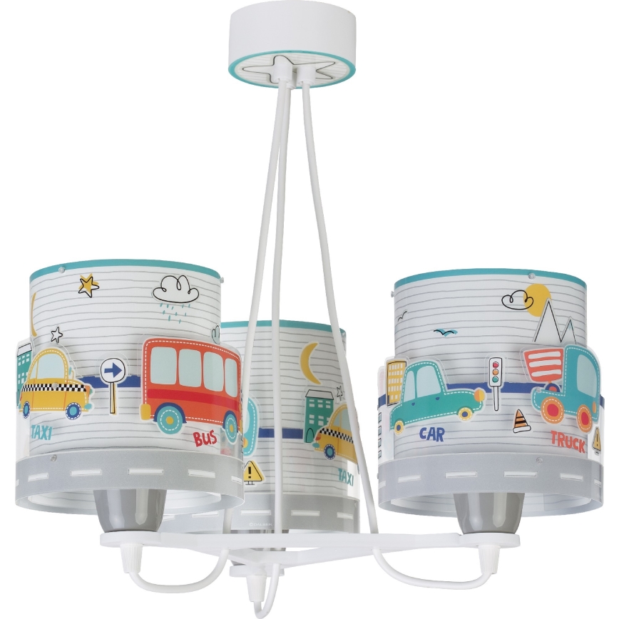 Dalber 61687 - Gyerek csillár BABY TRAVEL 3xE27/60W/230V