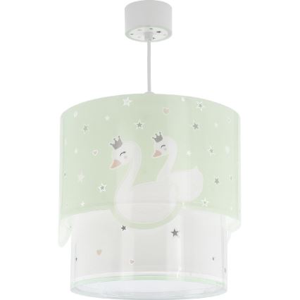 Dalber 61712H - Gyermekcsillár SWEET LOVE 1xE27/60W/230V zöld
