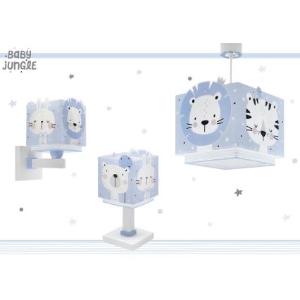 Dalber 63111T - Gyermeklámpa JUNGLE 1xE14/8W/230V kék