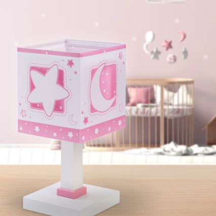 Dalber 63231NS - LED gyereklámpa MOONLIGHT 1xG4/4W/230V rózsaszín