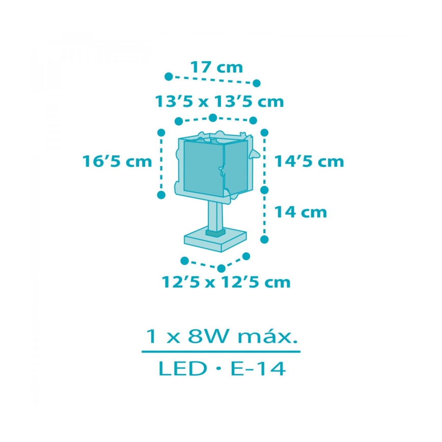 Dalber 63351N - LED gyermeklámpa ROCKET 1xG4/4W/230V többszínű