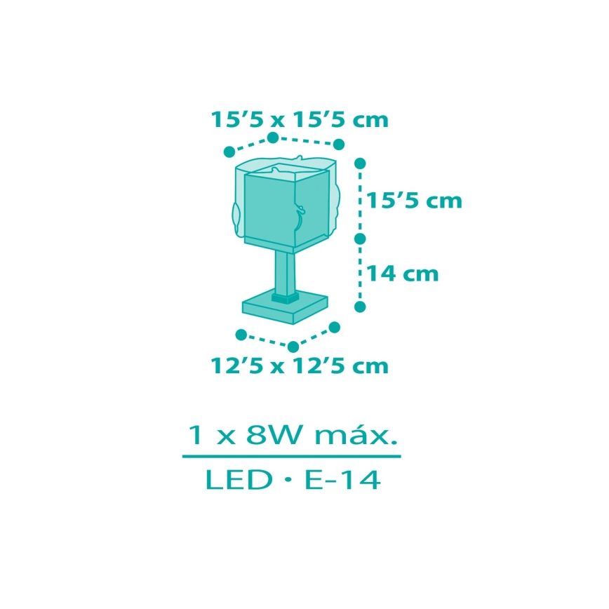 Dalber 63441N - LED gyereklámpa MERMAIDS 1xG4/4W/230V színes