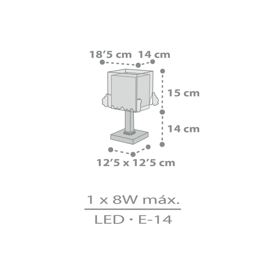 Dalber 63531N - LED gyereklámpa TRAIN 1xG4/4W/230V színes