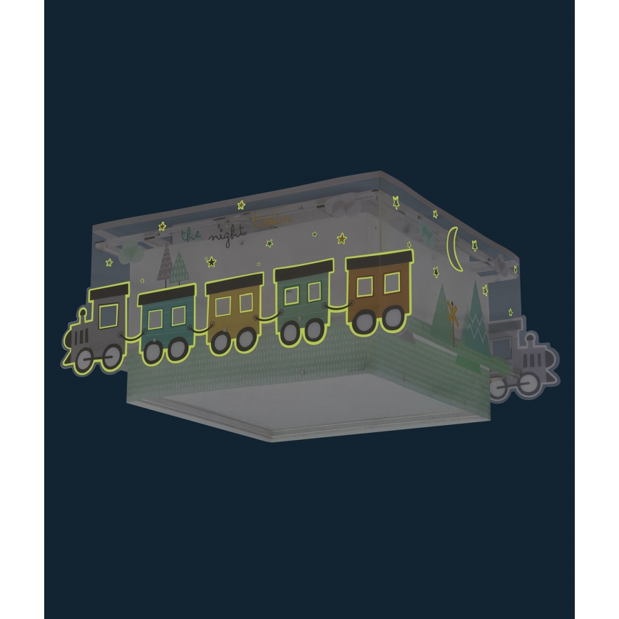 Dalber 63536 - Gyermek mennyezeti lámpa TRAIN 2xE27/60W/230V