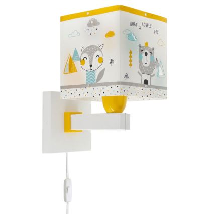 Dalber 73249 - Gyermek fali lámpa HELLO LITTLE 1xE27/60W/230V