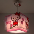 Dalber 73262 - HELLO KITTY gyerekszoba csillár 1xE27/15W/230V rózsaszín