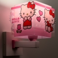 Dalber 73269 - Gyermek fali lámpa HELLO KITTY 1xE27/15W/230V rózsaszín