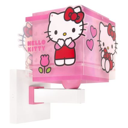 Dalber 73269 - Gyermek fali lámpa HELLO KITTY 1xE27/15W/230V rózsaszín
