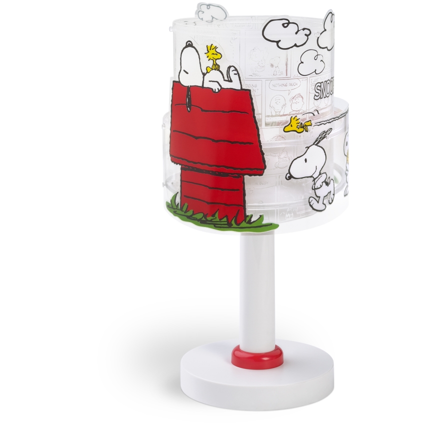 Dalber 76301 - SNOOPY LED gyereklámpa 1xG4/4W/230V fehér/piros