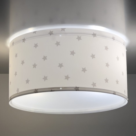 Dalber 82216B - Gyermek mennyezeti lámpa STAR LIGHT 2xE27/60W/230V fehér