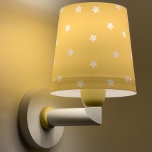Dalber 82219A - Gyermek fali lámpa STAR LIGHT 1xE27/60W/230V sárga