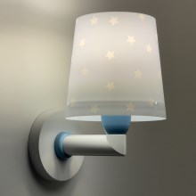 Dalber 82219T - Gyermek fali lámpa STAR LIGHT 1xE27/60W/230V kék