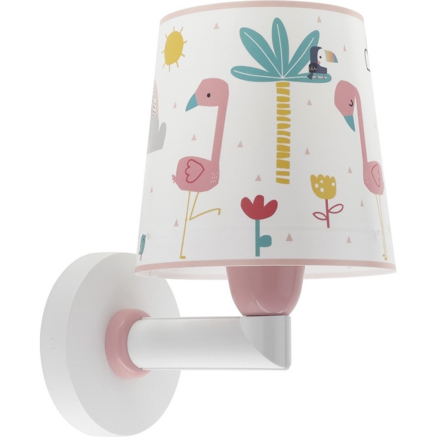 Dalber 82469 - Gyerek fali lámpa FLAMINGO 1xE27/15W/230V