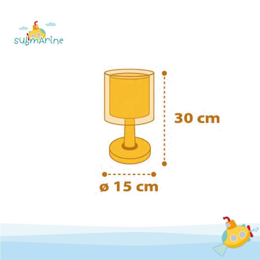 Dalber D-41301 - Gyerek asztali lámpa SUBMARINE 1xE14/40W/230V
