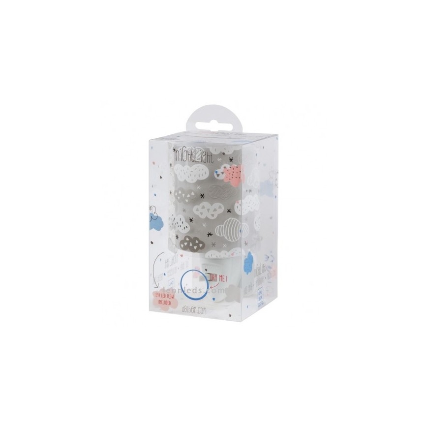 Dalber D-41415E - LED konnketoros lámpa CLOUDS LED/0,3W/230V