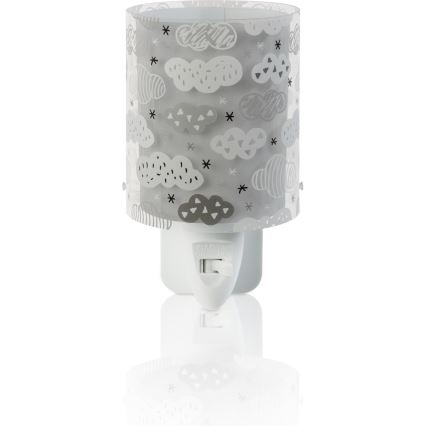 Dalber D-41415E - LED éjjeli lámpa aljzatba CLOUDS 1xE14/0,5W/230V