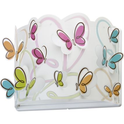 Dalber D-62148 - Gyerek fali lámpa  PILLANGÓ 1xE27/60W/230V