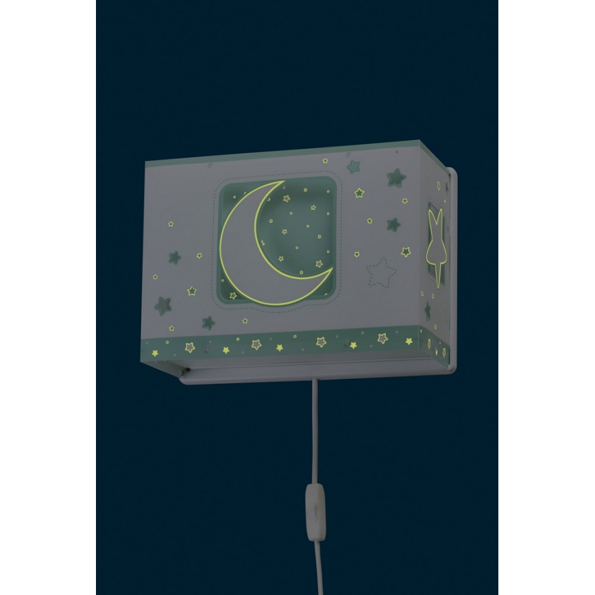 Dalber D-63238H - Gyerek fali lámpa  MOONLIGHT 1xE27/60W/230V
