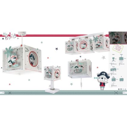 Dalber D-74551 - Gyerek asztali lámpa PIRATES 1xE14/40W/230V