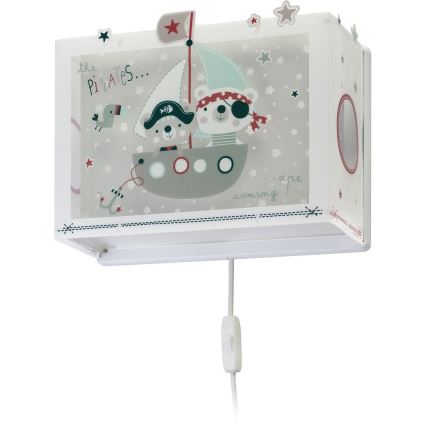 Dalber D-74558 - Gyerek fali lámpa  PIRATES 1xE27/60W/230V