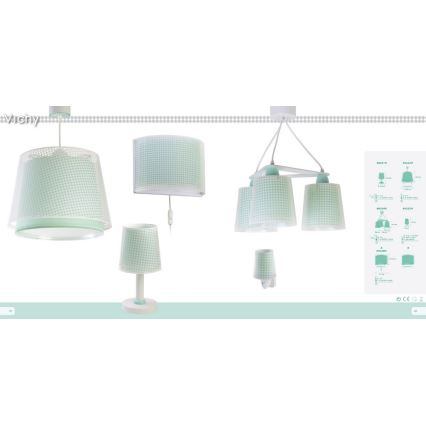 Dalber D-80224H - Gyerek csillár VICHY 3xE27/60W/230V