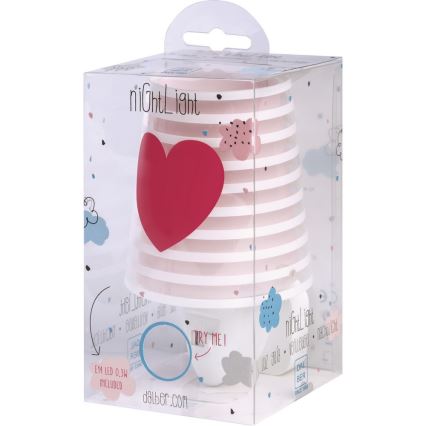 Dalber D-92192 - LED éjszakai lámpa LIGHT FEELING 1xE14/0,5W/230V