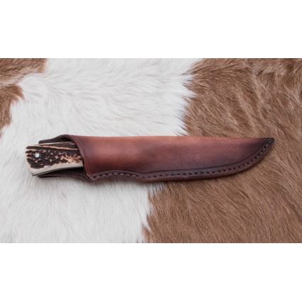 Damaszkuszi vadászkés 11 cm szarvas agancs