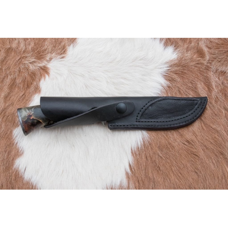 Damaszkuszi vadászkés 14 cm gesztenyefa