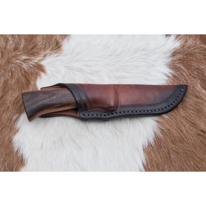 Damaszkuszi vadászkés 9,7 cm dió/juhar