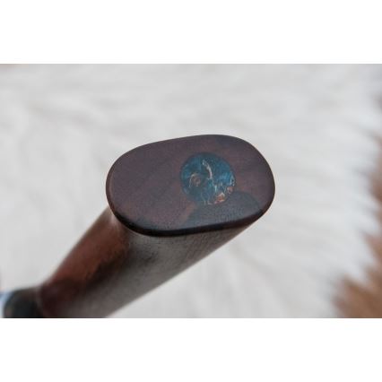 Damaszkuszi vadászkés 9,7 cm dió/juhar