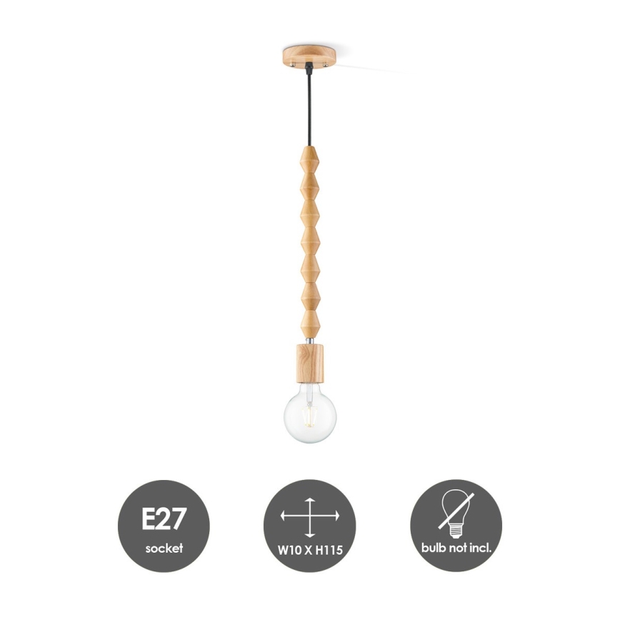 Lámpa zsinóron DANA 1xE27/40W/230V