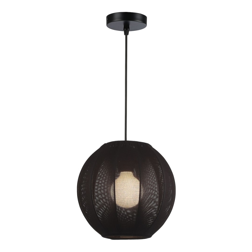 DANA kábeles függőlámpa 1×E27/15W/230V, Ø 25 cm, fekete