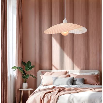 DANCE zsinóros függeszték 1xE27/40W/230V, rózsaszín