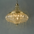 Där Lighting ASM0675 - ASMARA láncra szerelt csillár 6xE14/40W/230V, sárgaréz