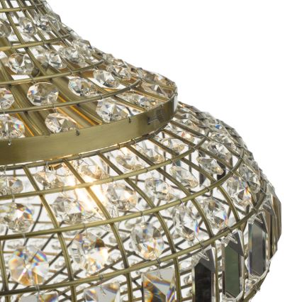 Där Lighting ASM0675 - ASMARA láncra szerelt csillár 6xE14/40W/230V, sárgaréz
