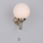 Där Lighting BAR0775 - BARCLAY fürdőszobai fali lámpa, 1x E14/40W/230V, IP44, sárgaréz