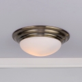 Där Lighting BAR5275 - BARCLAY fürdőszobai mennyezeti lámpatest, 1xE27/60W/230V, átm. 31 cm, sárgaréz