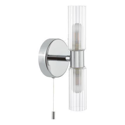 Där Lighting BOL0950 - BOLTON fürdőszobai fali lámpa 2xG9/5W/230V IP44 fényes króm