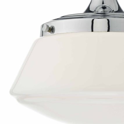 Där Lighting CAD0150 - Fürdőszobai felületre szerelhető mennyezeti lámpa CADEN 1xE27/60W/230V IP44 fényes króm