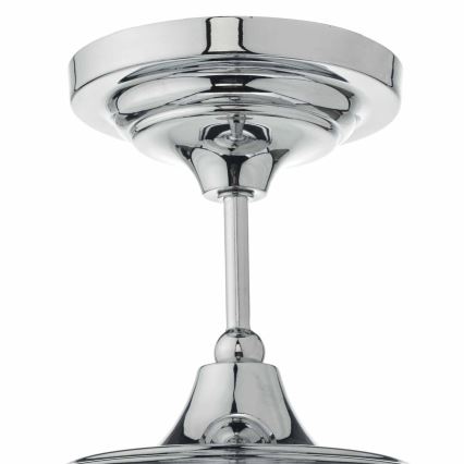Där Lighting CAD0150 - Fürdőszobai felületre szerelhető mennyezeti lámpa CADEN 1xE27/60W/230V IP44 fényes króm