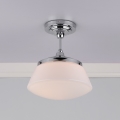 Där Lighting CAD0150 - Fürdőszobai felületre szerelhető mennyezeti lámpa CADEN 1xE27/60W/230V IP44 fényes króm